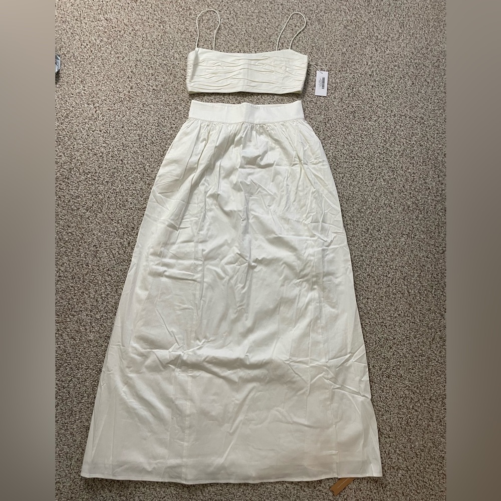 Reformation Carlow Two Piece-White